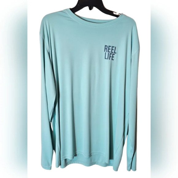 Reel Life Fishing Rash Guard Men's Size XXL NWOT - Picture 1 of 8